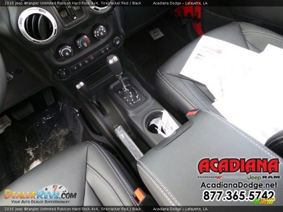 2016 Jeep Wrangler Unlimited Rubicon Hard Rock 4x4 Firecracker Red / Black Photo #8