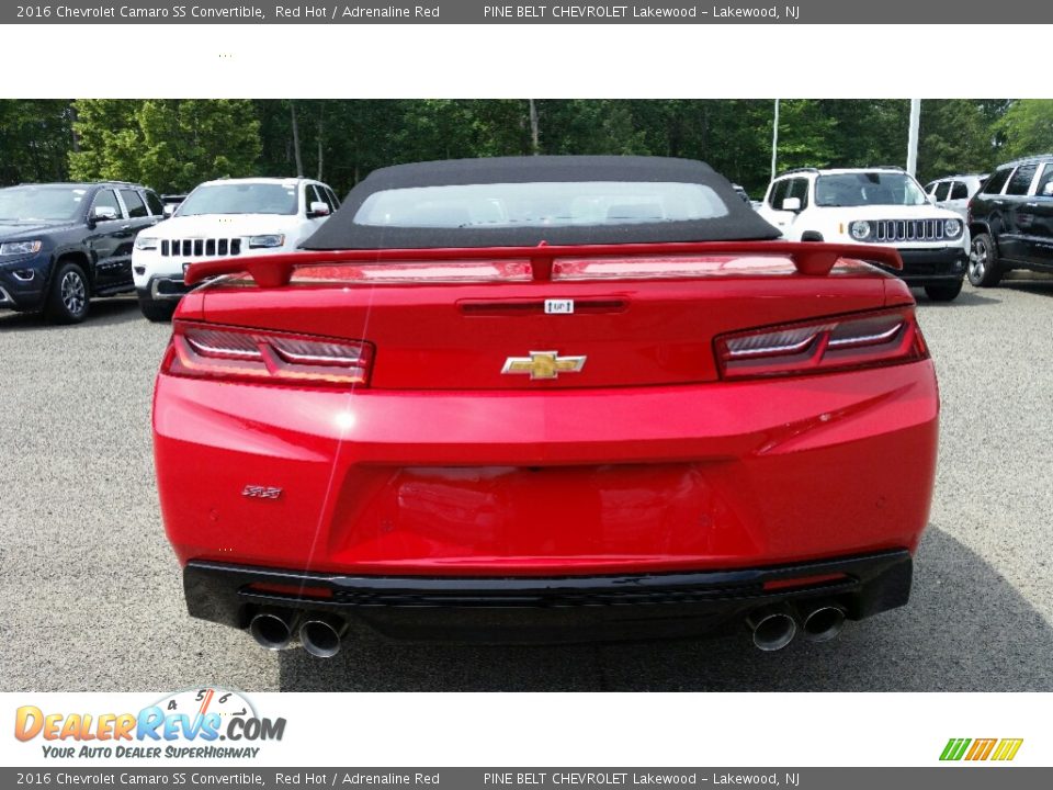 2016 Chevrolet Camaro SS Convertible Red Hot / Adrenaline Red Photo #5