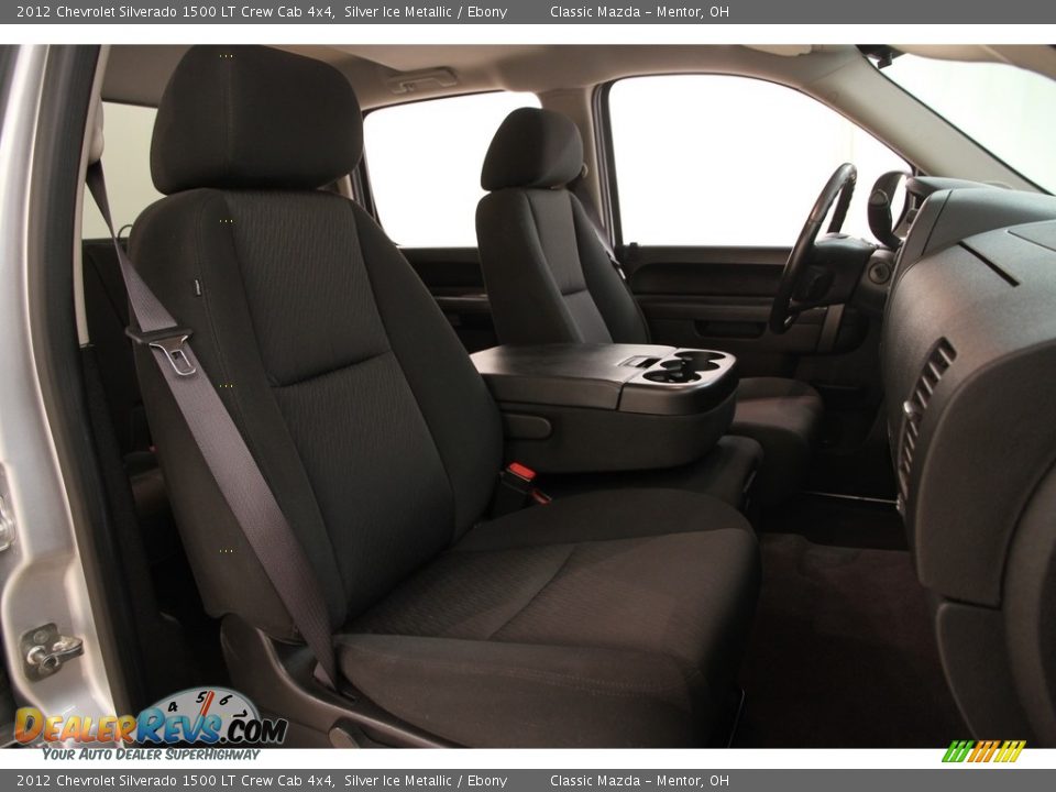 2012 Chevrolet Silverado 1500 LT Crew Cab 4x4 Silver Ice Metallic / Ebony Photo #9