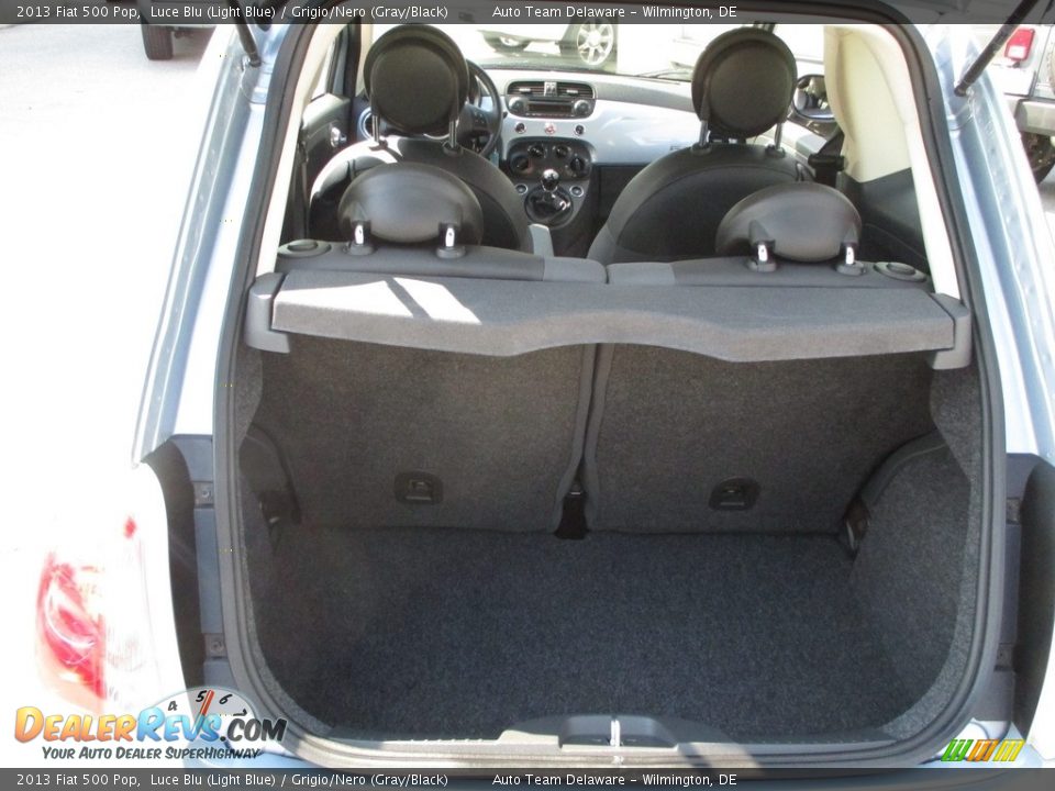 2013 Fiat 500 Pop Luce Blu (Light Blue) / Grigio/Nero (Gray/Black) Photo #20