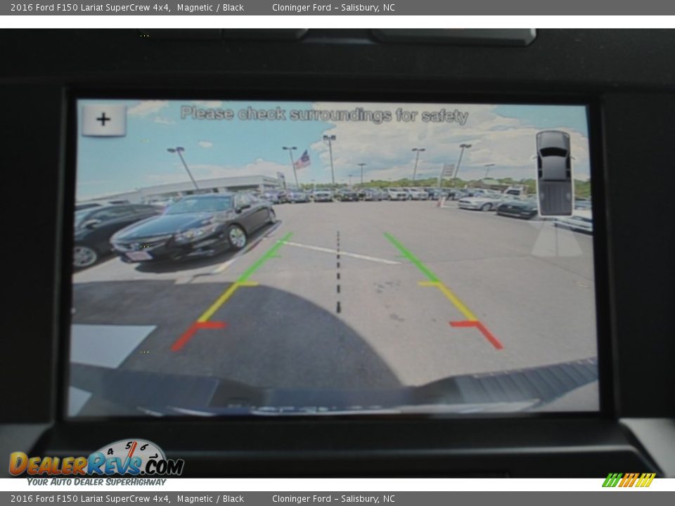 2016 Ford F150 Lariat SuperCrew 4x4 Magnetic / Black Photo #16