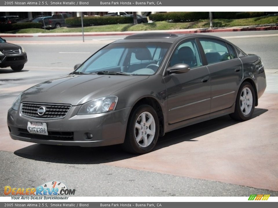 2005 Nissan Altima 2.5 S Smoke Metallic / Blond Photo #8