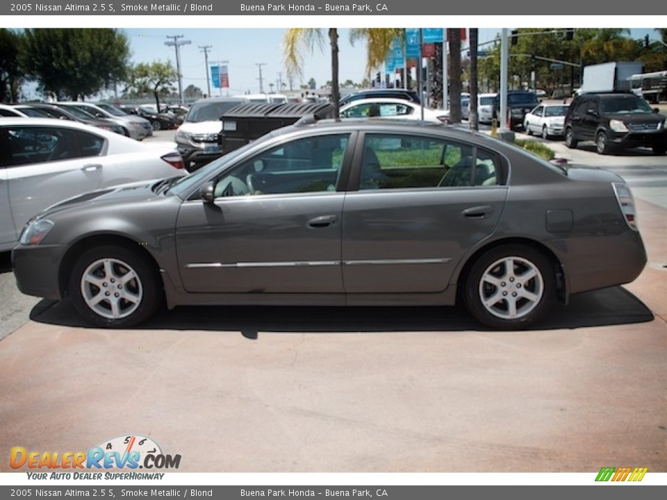 2005 Nissan Altima 2.5 S Smoke Metallic / Blond Photo #9