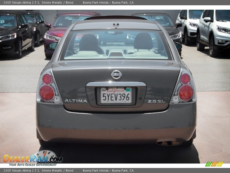 2005 Nissan Altima 2.5 S Smoke Metallic / Blond Photo #10