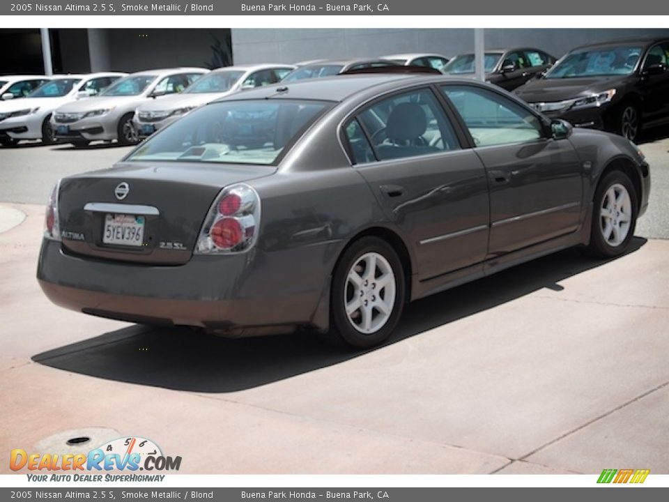 2005 Nissan Altima 2.5 S Smoke Metallic / Blond Photo #11