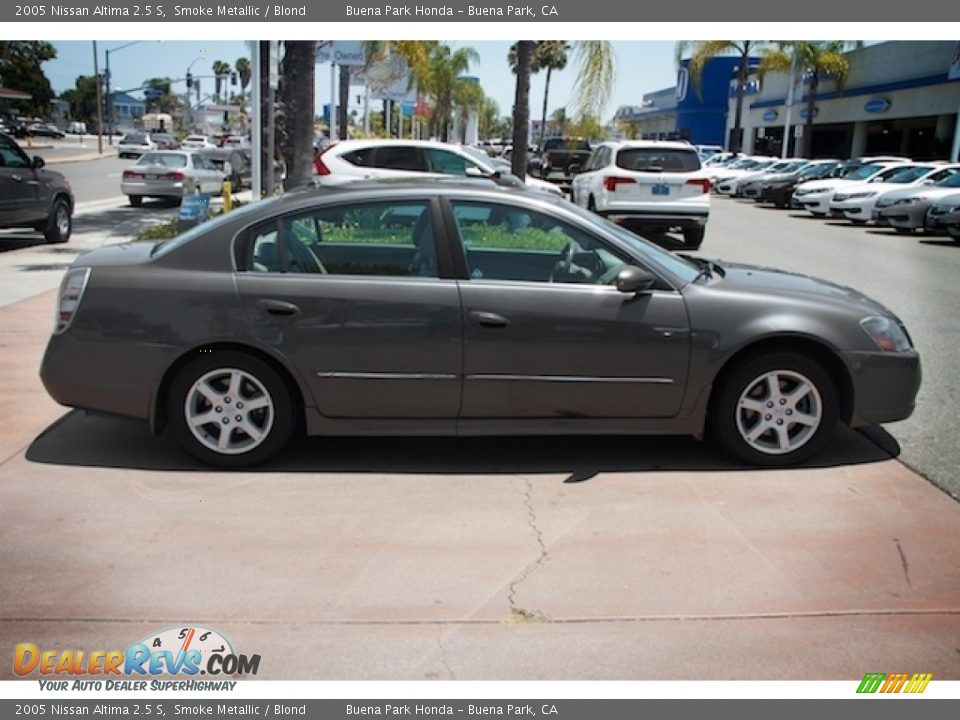 2005 Nissan Altima 2.5 S Smoke Metallic / Blond Photo #12