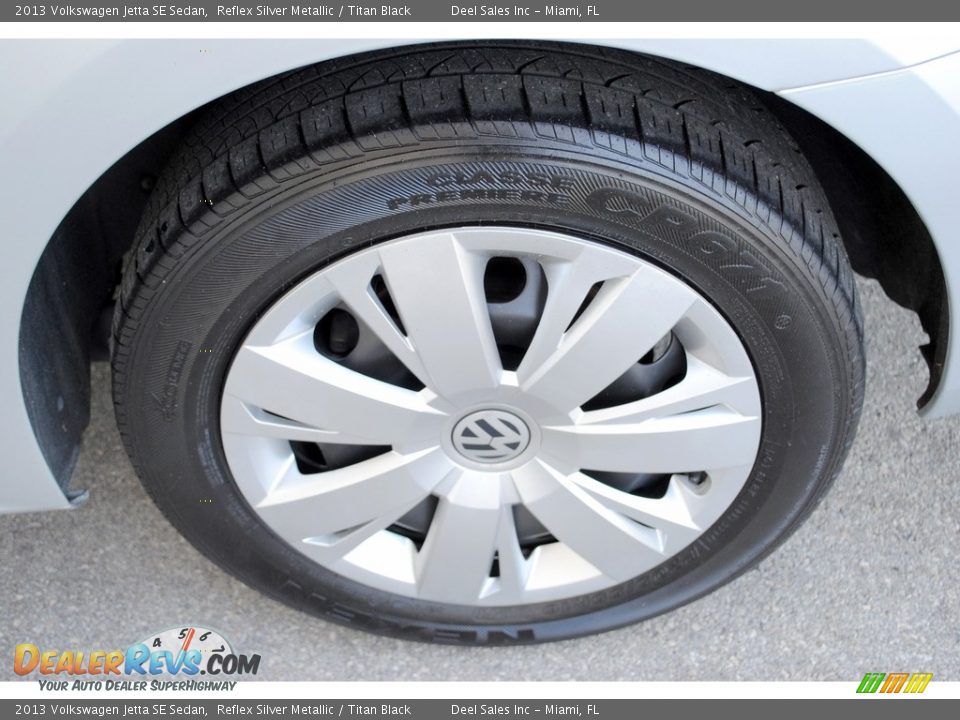2013 Volkswagen Jetta SE Sedan Reflex Silver Metallic / Titan Black Photo #11