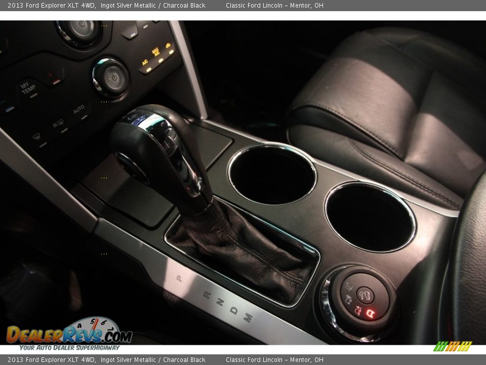 2013 Ford Explorer XLT 4WD Ingot Silver Metallic / Charcoal Black Photo #10