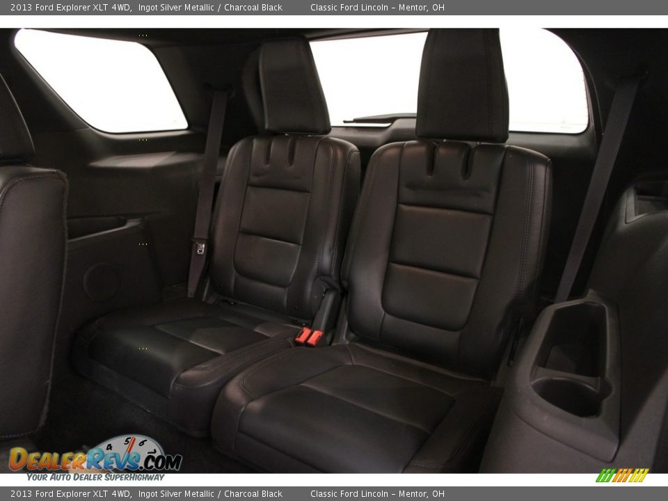 2013 Ford Explorer XLT 4WD Ingot Silver Metallic / Charcoal Black Photo #13