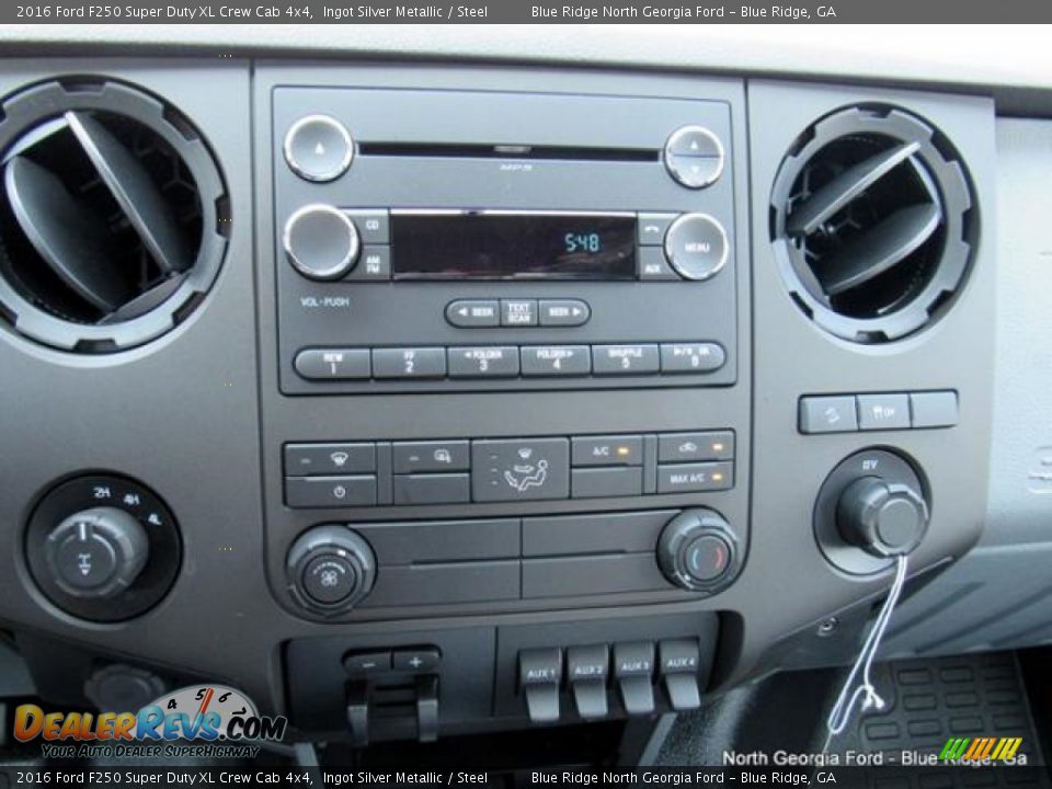 2016 Ford F250 Super Duty XL Crew Cab 4x4 Ingot Silver Metallic / Steel Photo #22