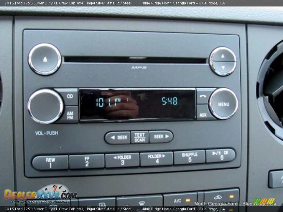 2016 Ford F250 Super Duty XL Crew Cab 4x4 Ingot Silver Metallic / Steel Photo #23