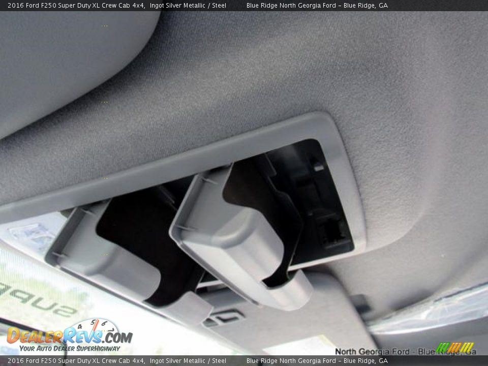 2016 Ford F250 Super Duty XL Crew Cab 4x4 Ingot Silver Metallic / Steel Photo #26