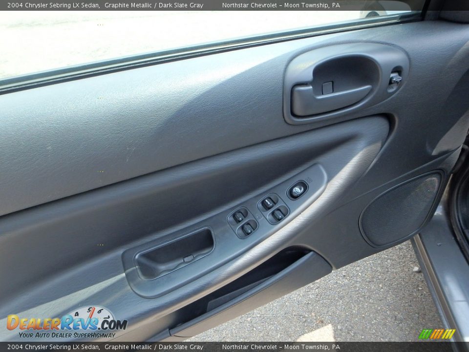 2004 Chrysler Sebring LX Sedan Graphite Metallic / Dark Slate Gray Photo #11