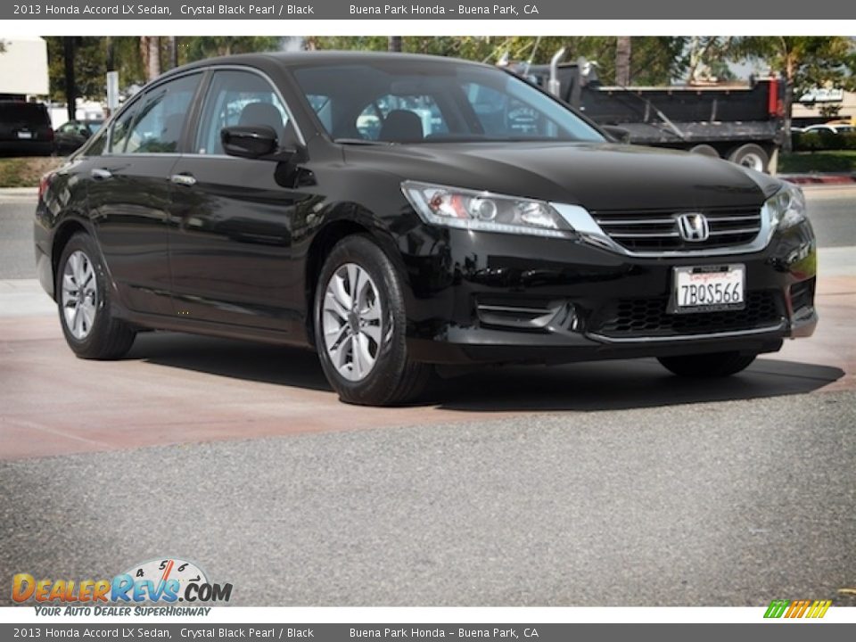 2013 Honda Accord LX Sedan Crystal Black Pearl / Black Photo #1