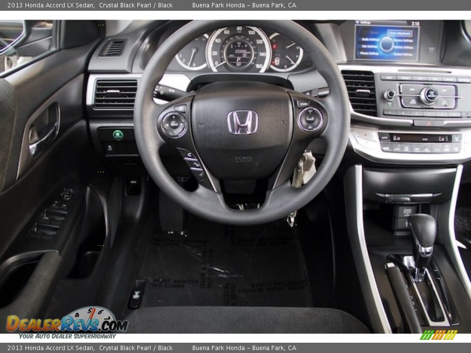 2013 Honda Accord LX Sedan Crystal Black Pearl / Black Photo #5