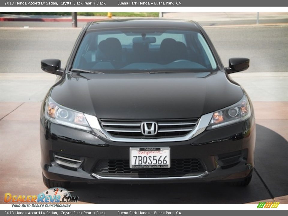 2013 Honda Accord LX Sedan Crystal Black Pearl / Black Photo #7