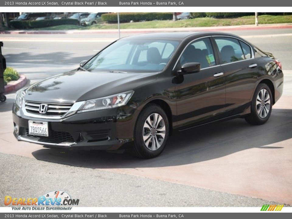 2013 Honda Accord LX Sedan Crystal Black Pearl / Black Photo #8