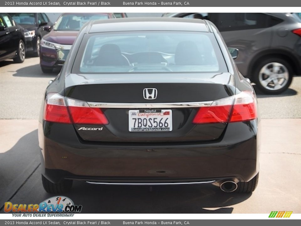 2013 Honda Accord LX Sedan Crystal Black Pearl / Black Photo #10
