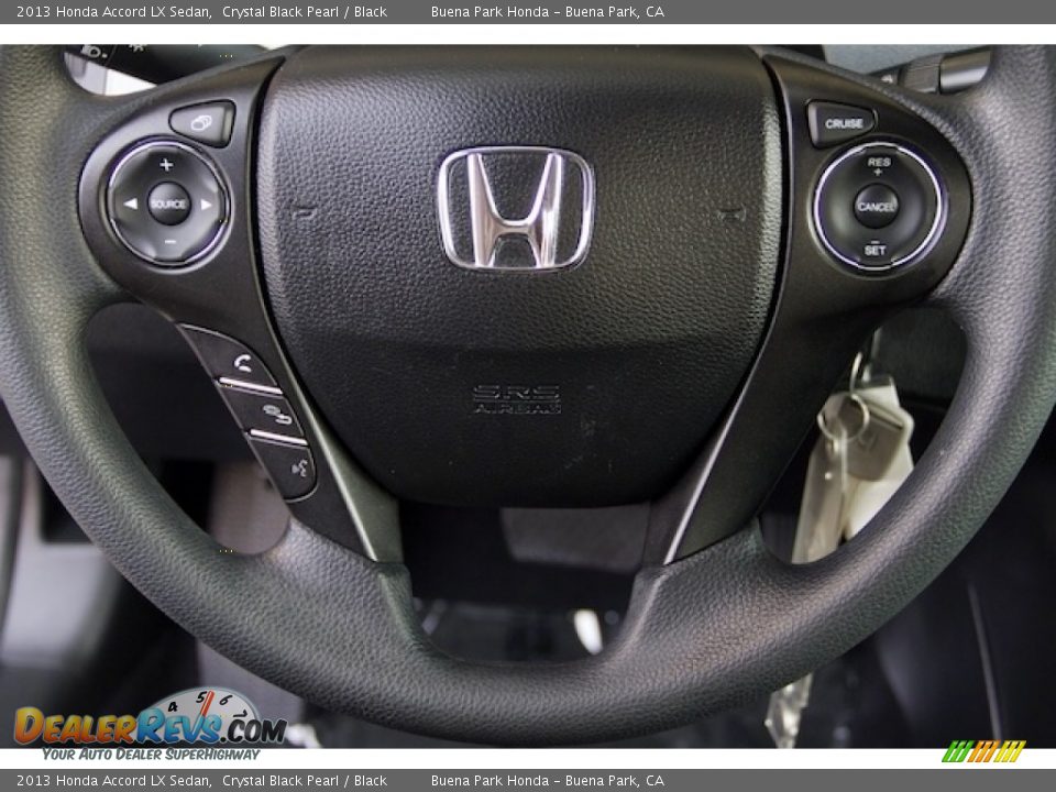 2013 Honda Accord LX Sedan Crystal Black Pearl / Black Photo #13
