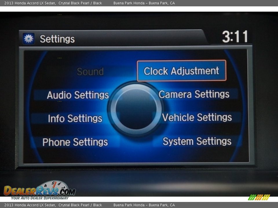 2013 Honda Accord LX Sedan Crystal Black Pearl / Black Photo #20