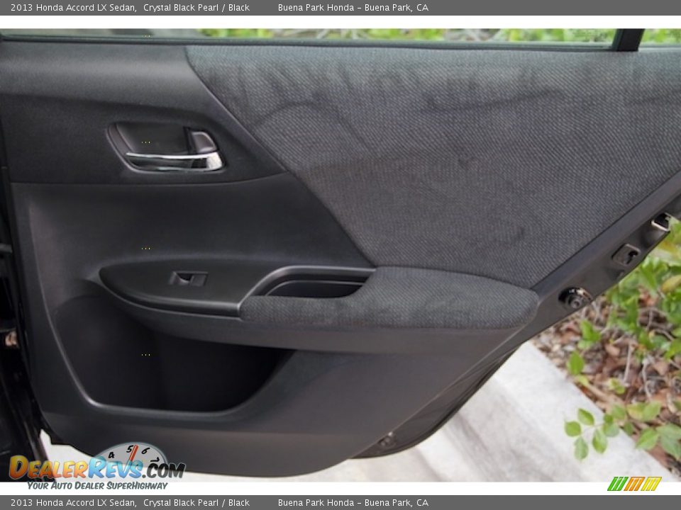 2013 Honda Accord LX Sedan Crystal Black Pearl / Black Photo #25