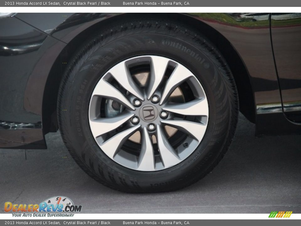 2013 Honda Accord LX Sedan Crystal Black Pearl / Black Photo #28