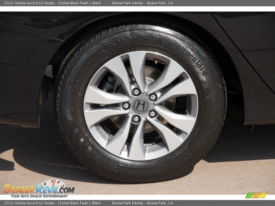2013 Honda Accord LX Sedan Crystal Black Pearl / Black Photo #30