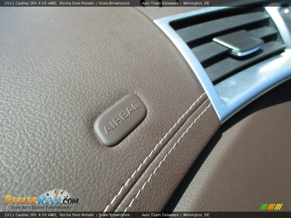 2011 Cadillac SRX 4 V6 AWD Mocha Steel Metallic / Shale/Brownstone Photo #34