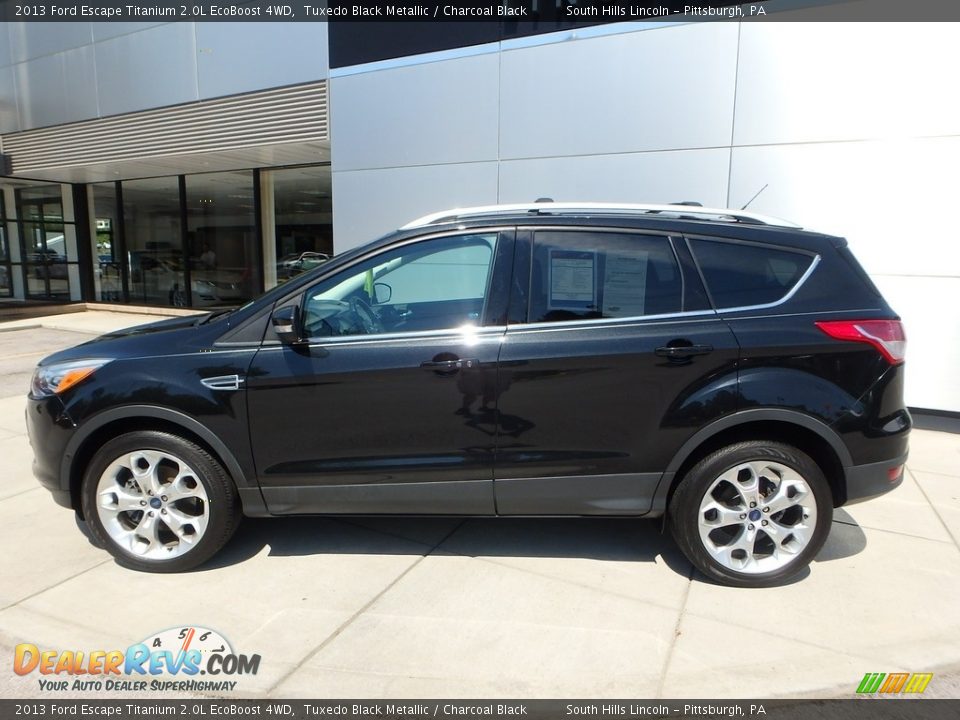 2013 Ford Escape Titanium 2.0L EcoBoost 4WD Tuxedo Black Metallic / Charcoal Black Photo #2