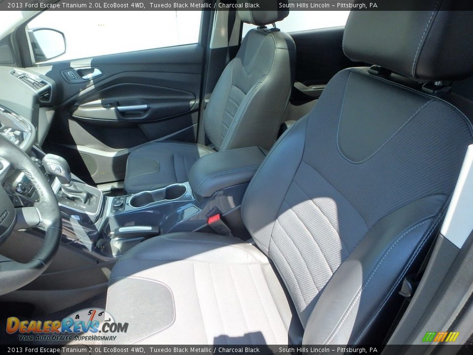 2013 Ford Escape Titanium 2.0L EcoBoost 4WD Tuxedo Black Metallic / Charcoal Black Photo #14