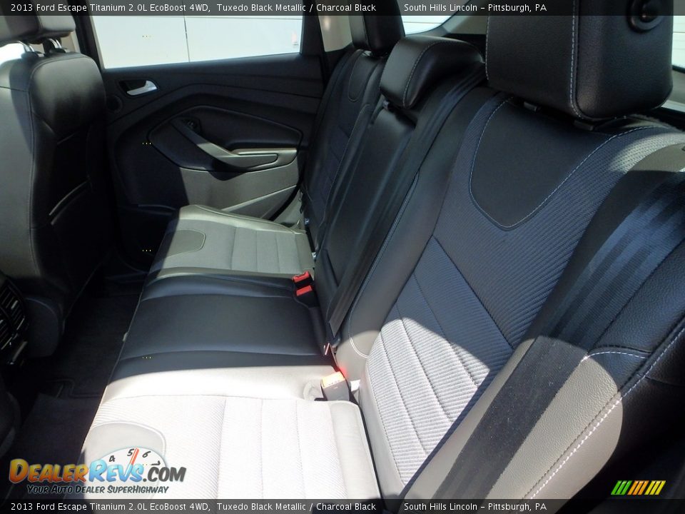 2013 Ford Escape Titanium 2.0L EcoBoost 4WD Tuxedo Black Metallic / Charcoal Black Photo #15