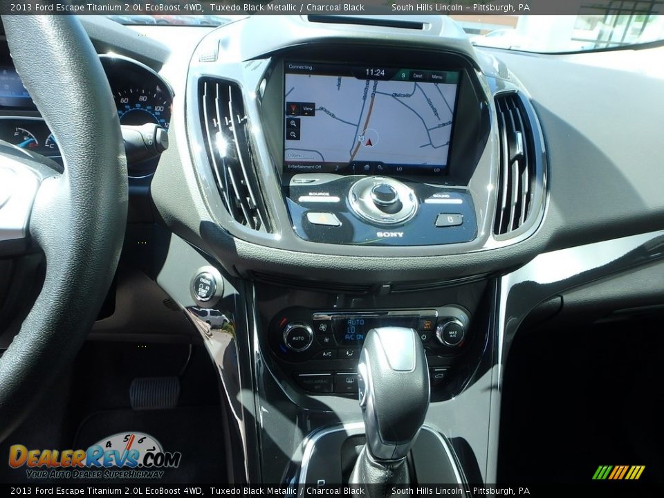 2013 Ford Escape Titanium 2.0L EcoBoost 4WD Tuxedo Black Metallic / Charcoal Black Photo #22