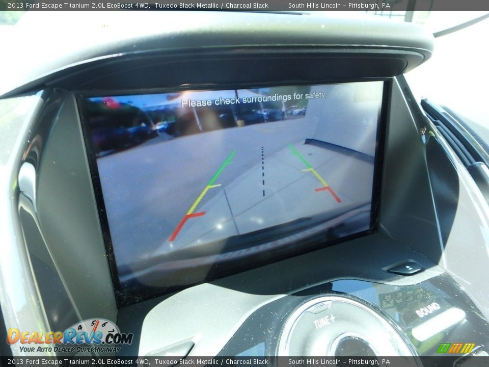 2013 Ford Escape Titanium 2.0L EcoBoost 4WD Tuxedo Black Metallic / Charcoal Black Photo #25