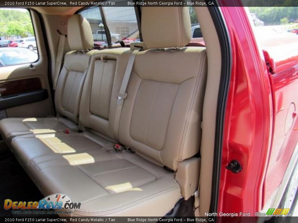2010 Ford F150 Lariat SuperCrew Red Candy Metallic / Tan Photo #11
