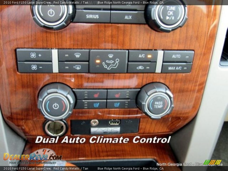 2010 Ford F150 Lariat SuperCrew Red Candy Metallic / Tan Photo #20