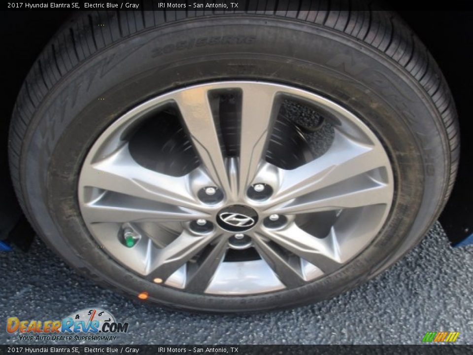2017 Hyundai Elantra SE Electric Blue / Gray Photo #20