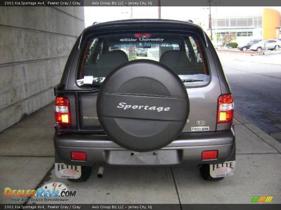 2001 Kia Sportage 4x4 Pewter Gray / Gray Photo #3