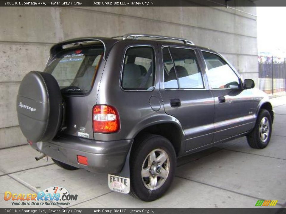 2001 Kia Sportage 4x4 Pewter Gray / Gray Photo #4