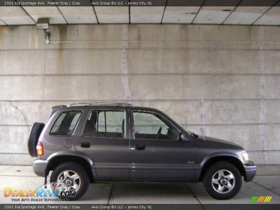 2001 Kia Sportage 4x4 Pewter Gray / Gray Photo #5