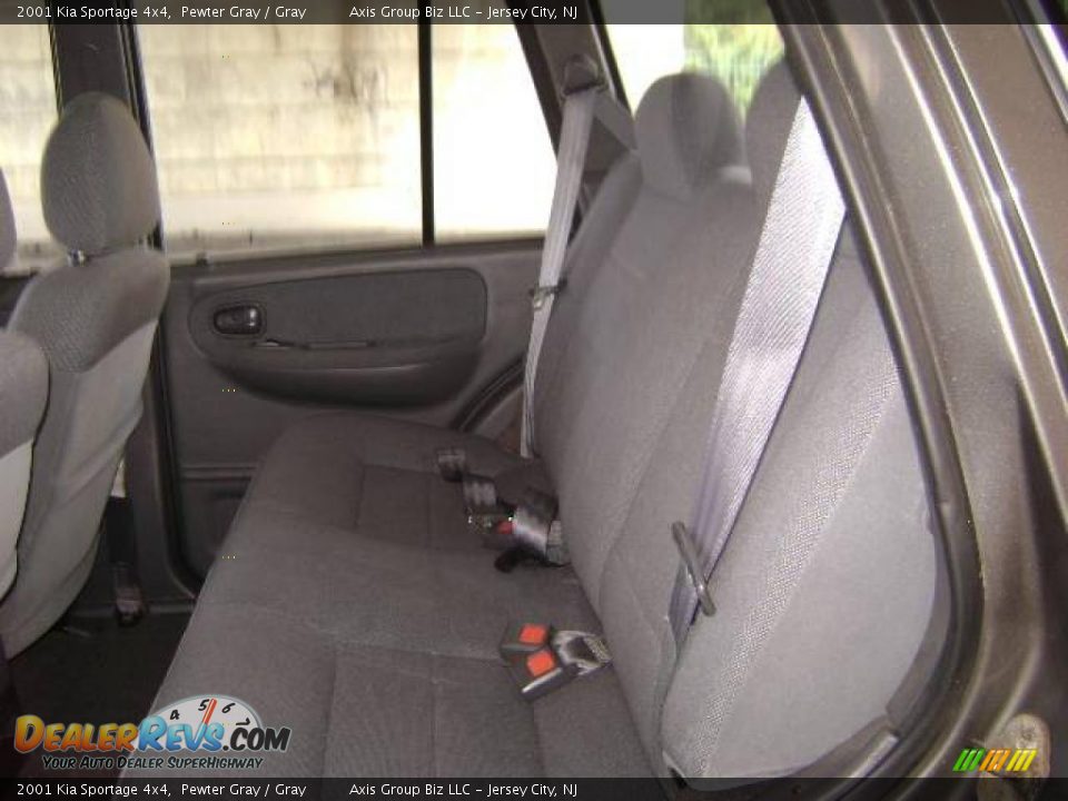 2001 Kia Sportage 4x4 Pewter Gray / Gray Photo #8