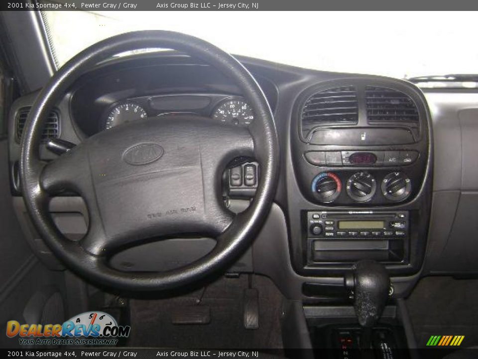 2001 Kia Sportage 4x4 Pewter Gray / Gray Photo #13
