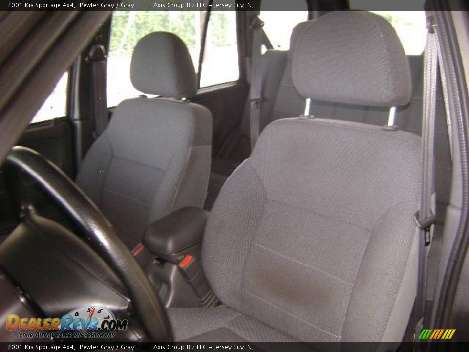 2001 Kia Sportage 4x4 Pewter Gray / Gray Photo #14