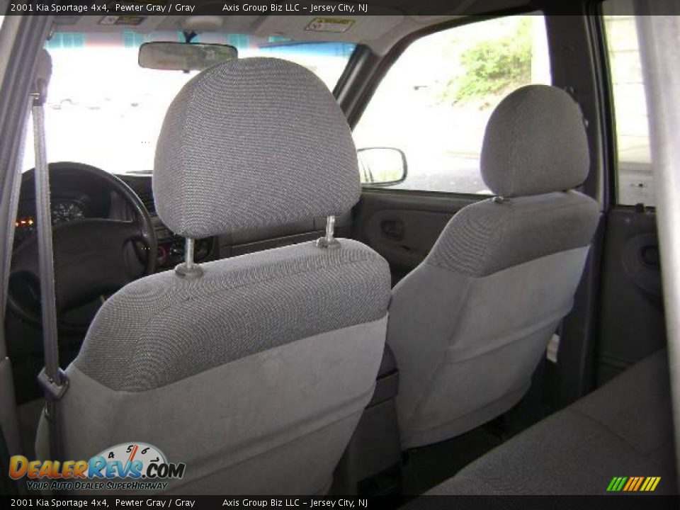 2001 Kia Sportage 4x4 Pewter Gray / Gray Photo #15