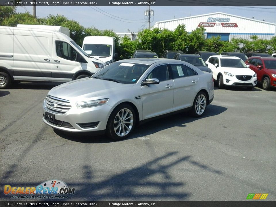 2014 Ford Taurus Limited Ingot Silver / Charcoal Black Photo #3