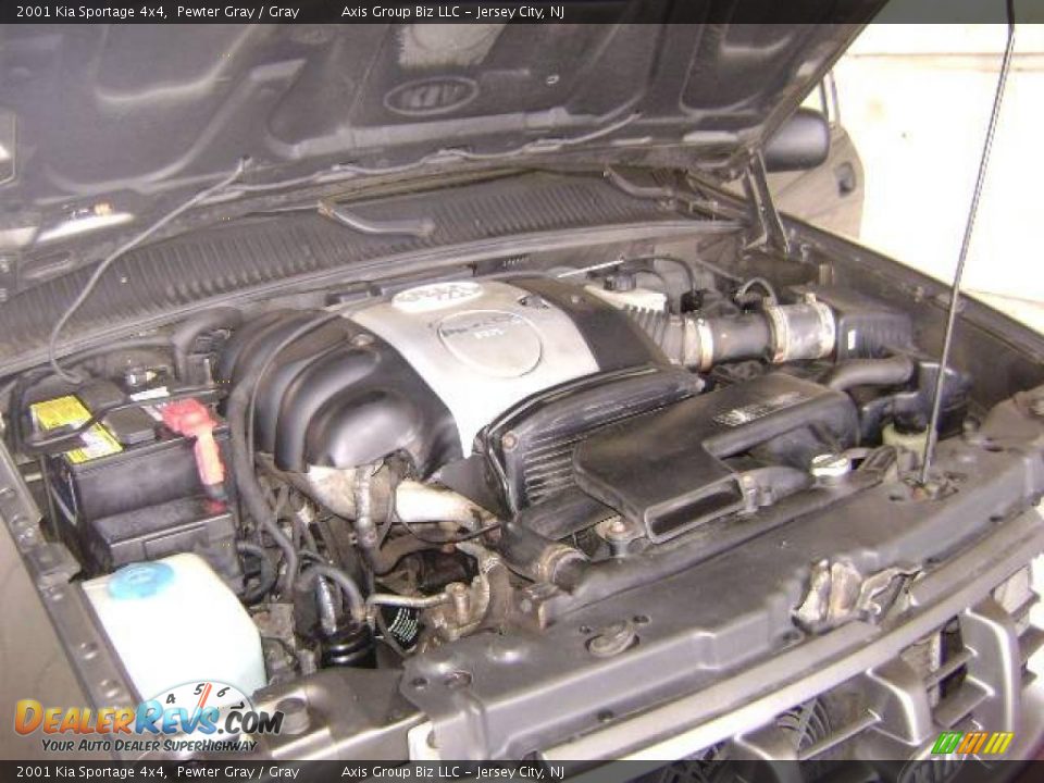 2001 Kia Sportage 4x4 Pewter Gray / Gray Photo #18