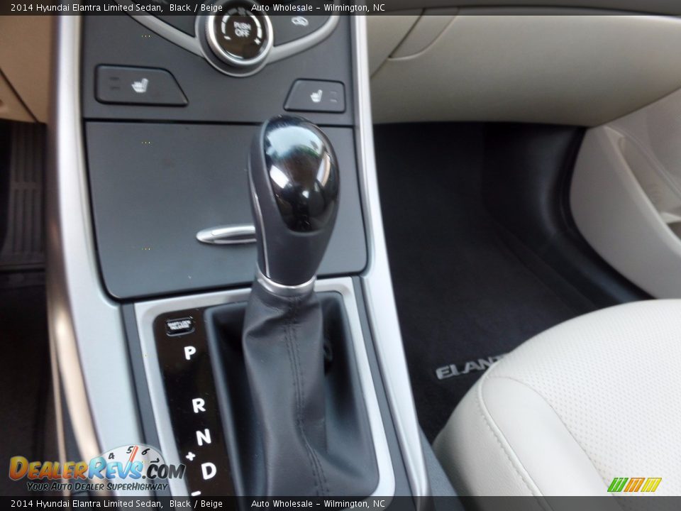 2014 Hyundai Elantra Limited Sedan Black / Beige Photo #20