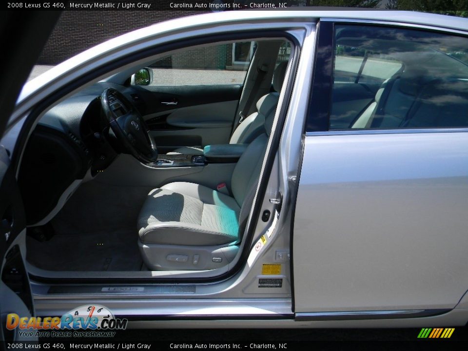 2008 Lexus GS 460 Mercury Metallic / Light Gray Photo #17