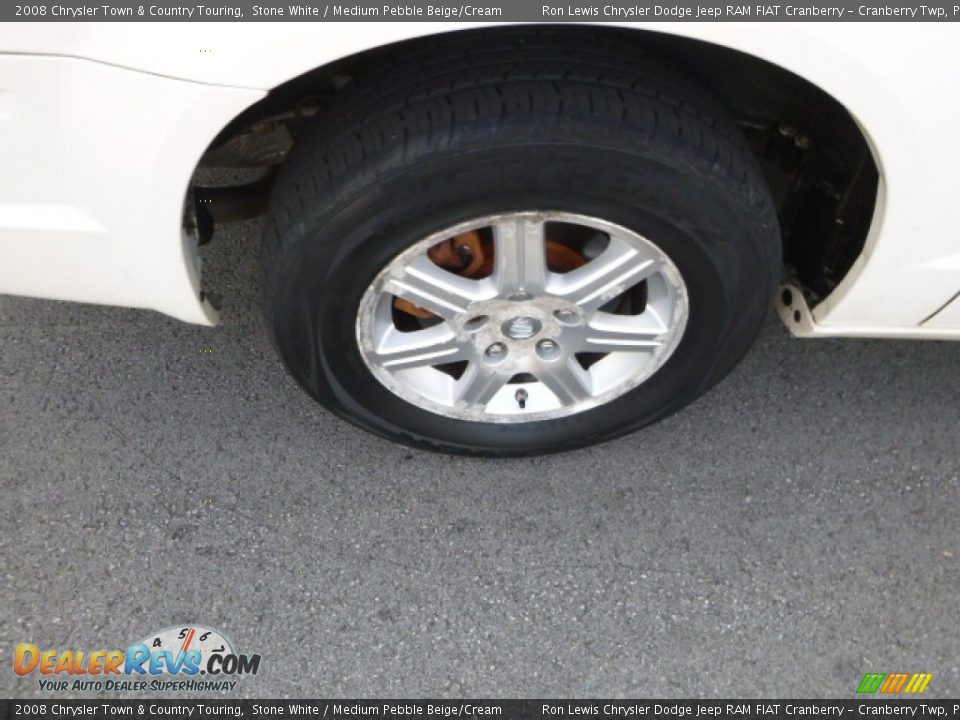 2008 Chrysler Town & Country Touring Stone White / Medium Pebble Beige/Cream Photo #3