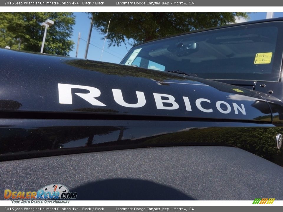 2016 Jeep Wrangler Unlimited Rubicon 4x4 Black / Black Photo #5