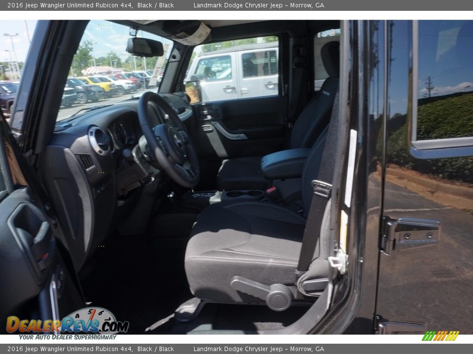 2016 Jeep Wrangler Unlimited Rubicon 4x4 Black / Black Photo #8